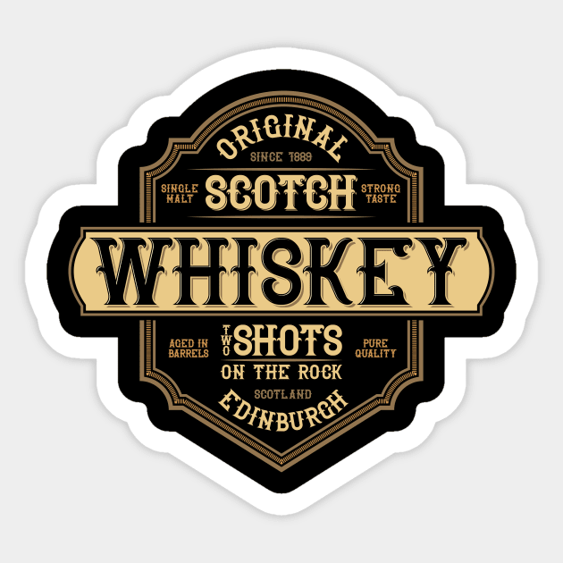 Original Scotch Whiskey Sticker by BrillianD